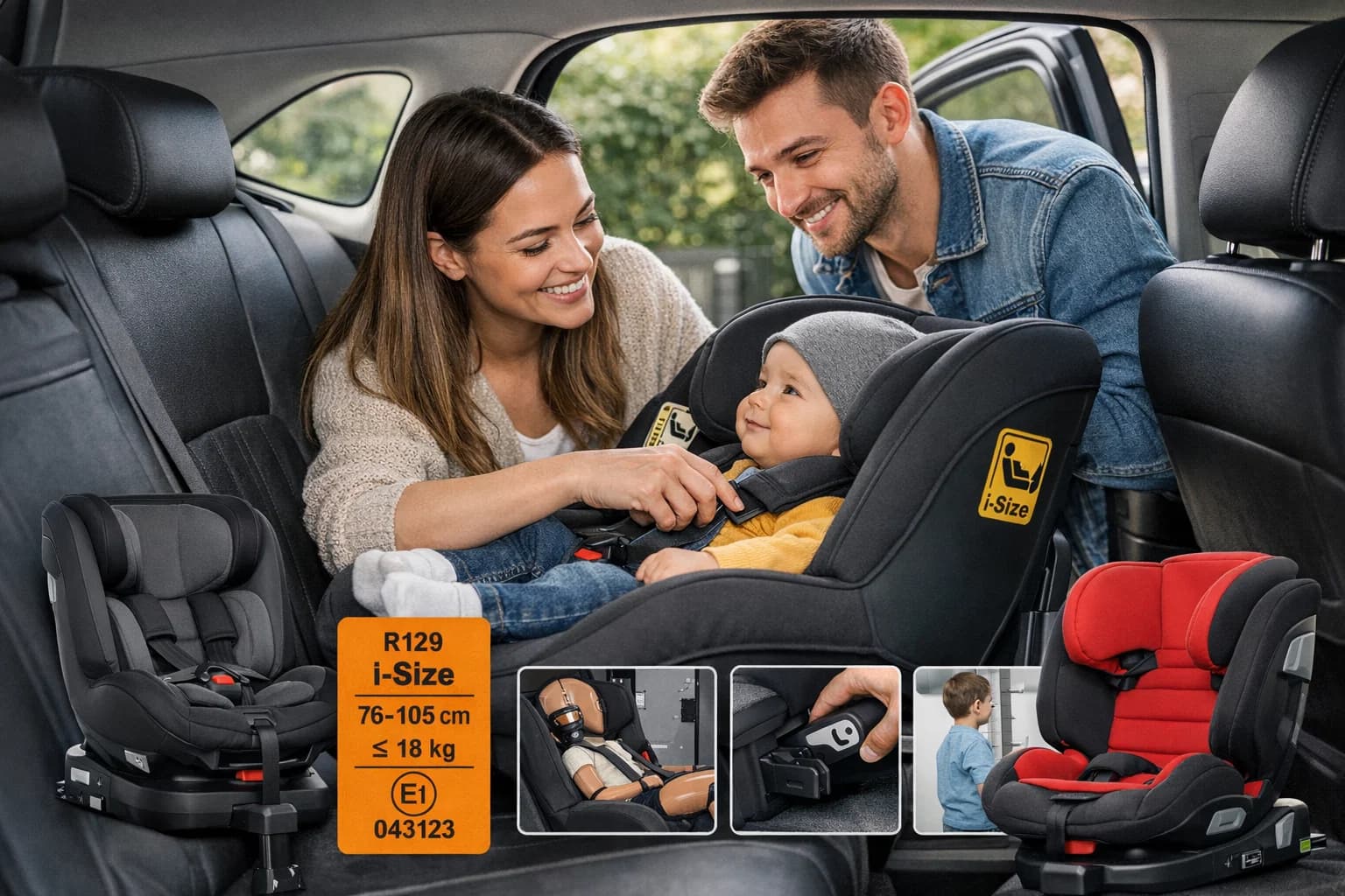 Tiêu chuẩn i-Size (R129) mới nhất: Những điều cha mẹ cần biết để bảo vệ bé