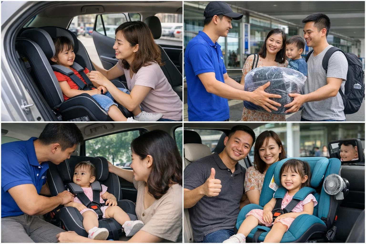 Khách hàng nói gì về dịch vụ thuê ghế ô tô tại SafeBe? Tổng hợp đánh giá chi tiết