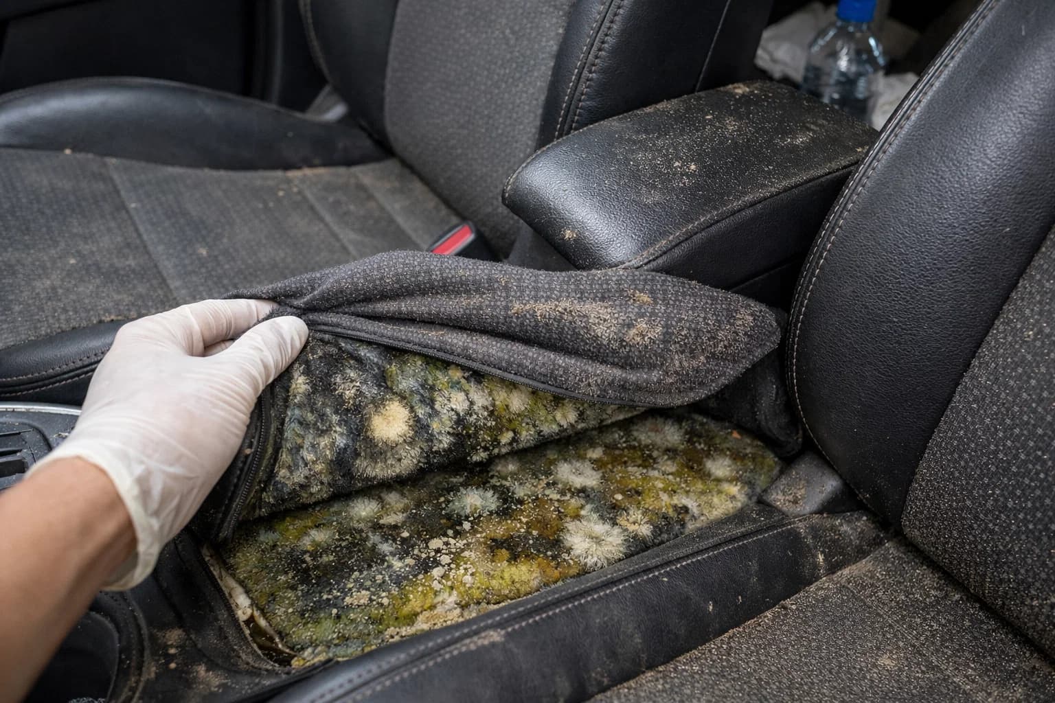 Nguy cơ từ nấm mốc và vi khuẩn trên ghế ô tô không được vệ sinh