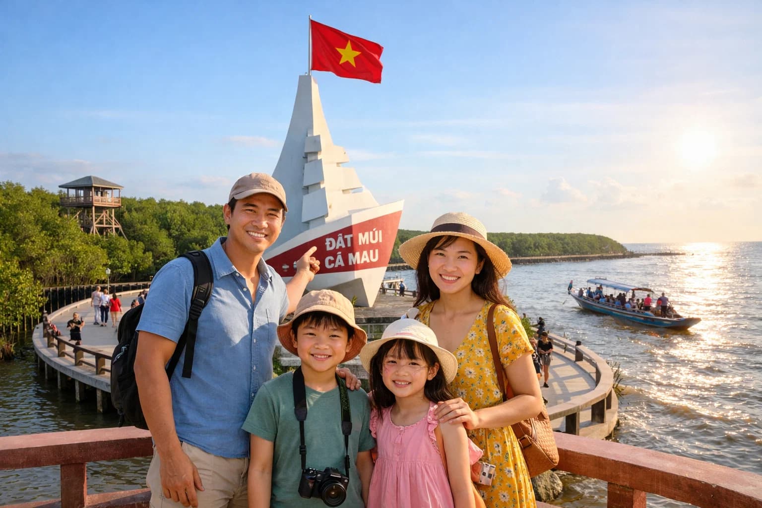 Kinh nghiệm du lịch Cà Mau cho gia đình có con nhỏ: Khám phá Đất Mũi từ A-Z (2026)