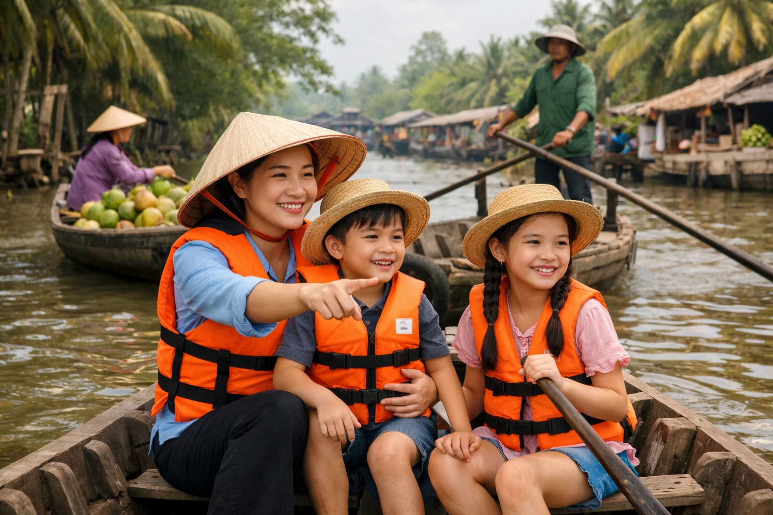 Du lịch miền Tây cùng bé: Kinh nghiệm khám phá sông nước an toàn