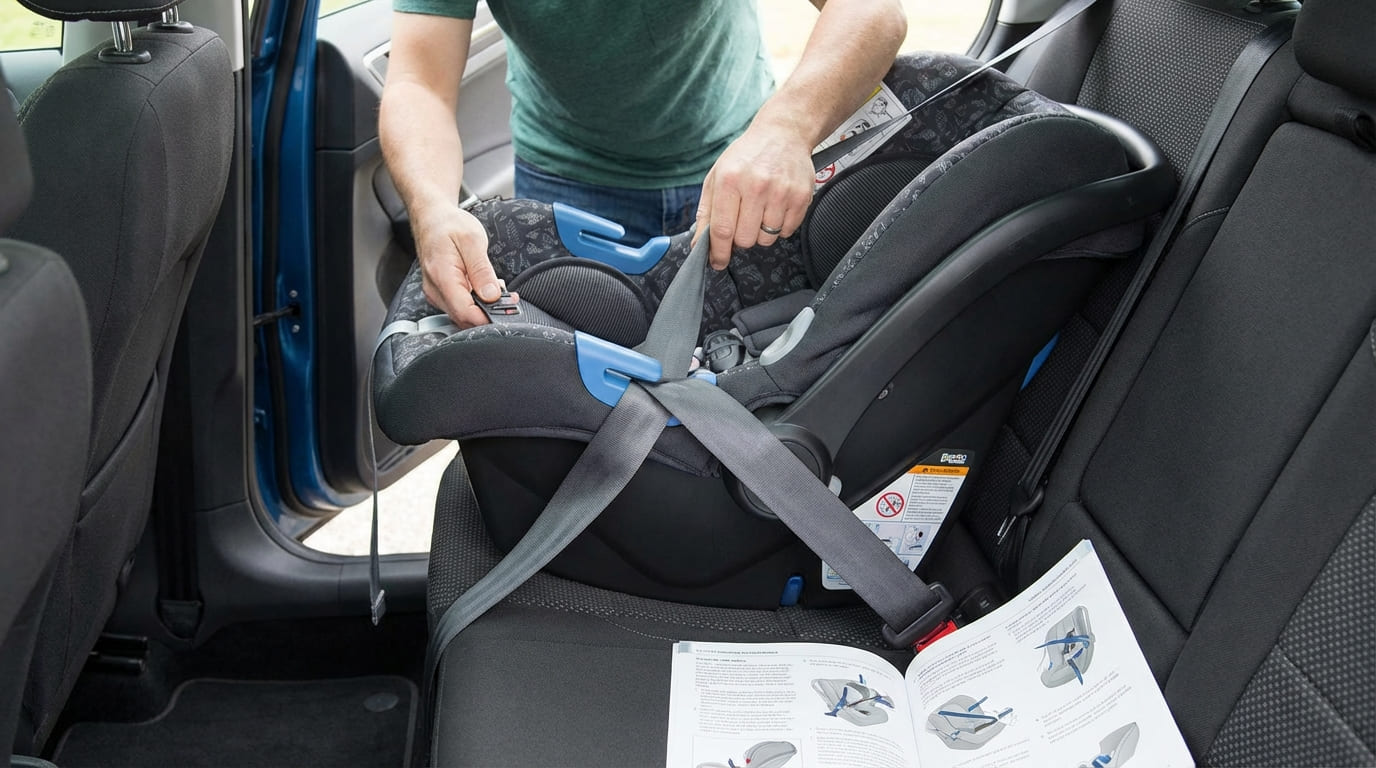 Hướng Dẫn Cách Lắp Ghế Ô Tô Cho Bé Không Có ISOFIX An Toàn Chi Tiết