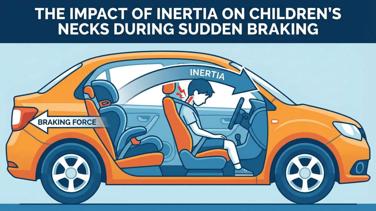 Tác Động Của Lực Quán Tính Lên Cổ Trẻ Em Khi Xe Phanh Gấp: Hiểm Họa Từ Những Cú Dừng Đột Ngột