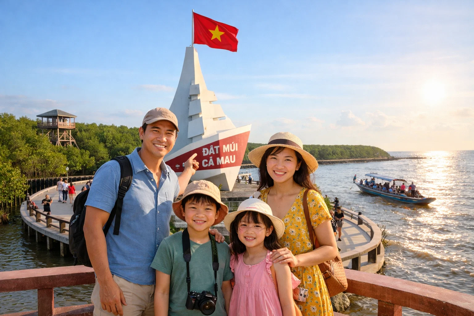 Kinh nghiệm du lịch Cà Mau cho gia đình có con nhỏ: Khám phá Đất Mũi từ A-Z (2026)