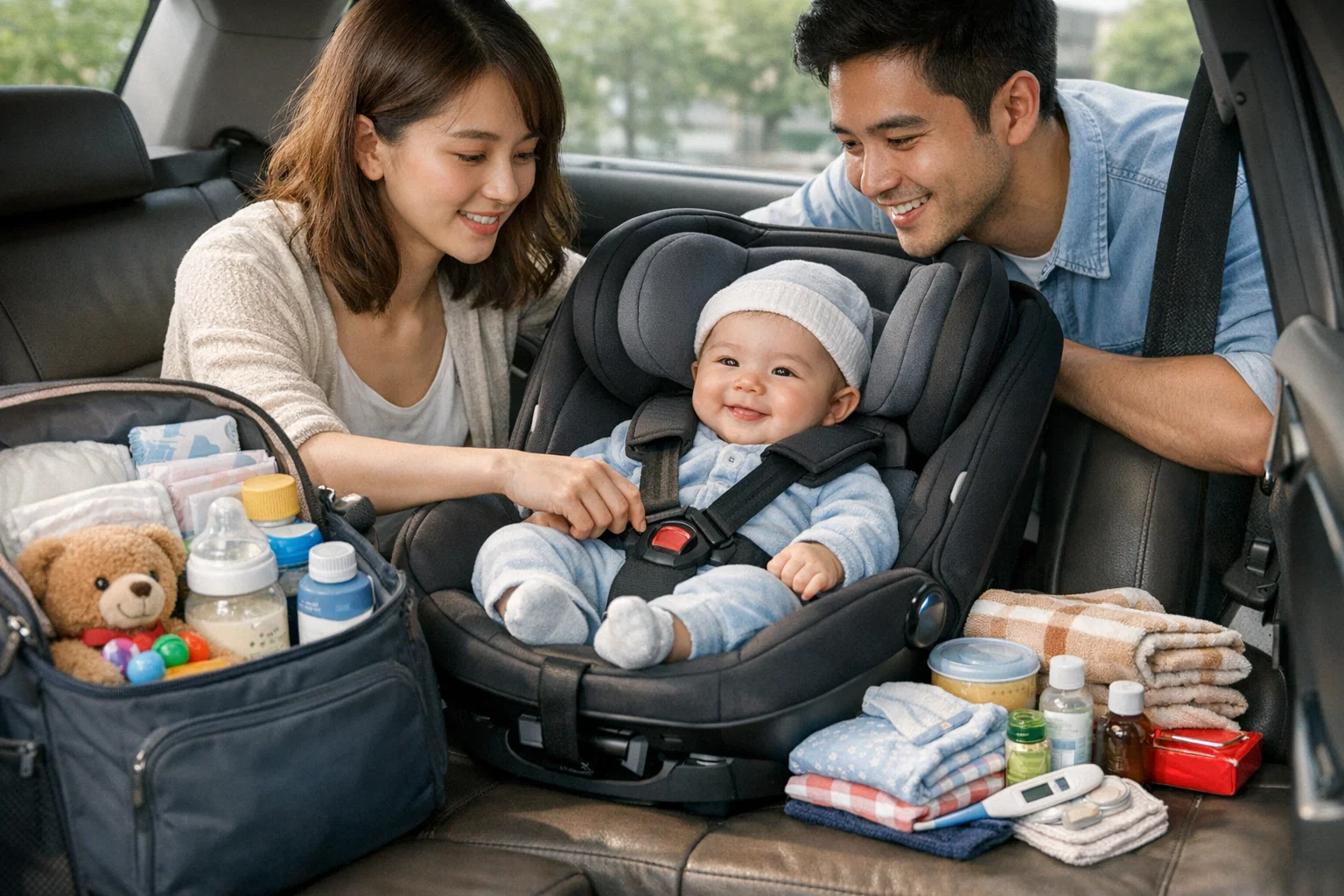 Cần chuẩn bị gì khi đưa trẻ dưới 1 tuổi đi du lịch xa bằng ô tô?