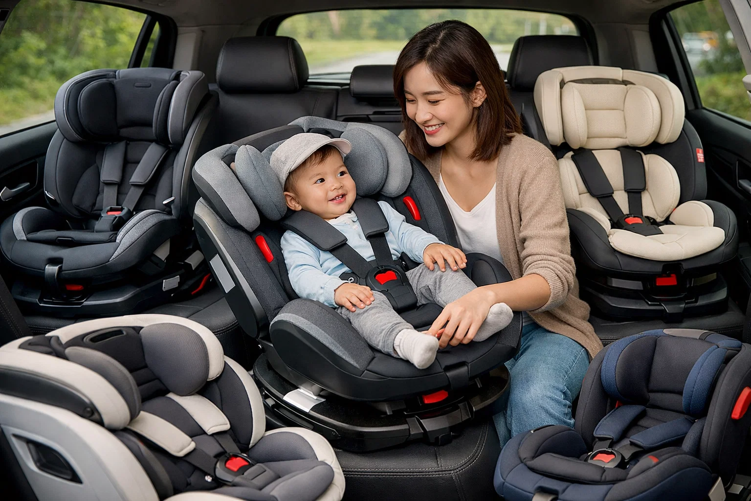 Top 5 ghế ô tô xoay 360 độ tốt nhất năm 2026: Tiện lợi và An toàn