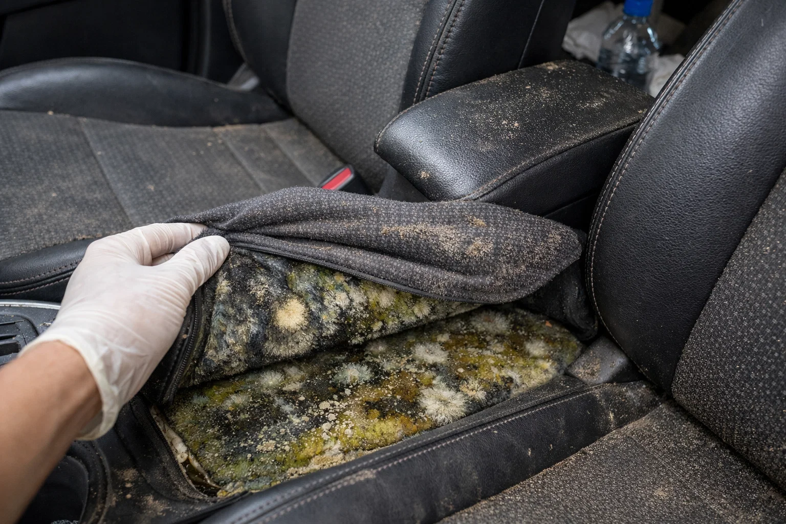 Nguy cơ từ nấm mốc và vi khuẩn trên ghế ô tô không được vệ sinh