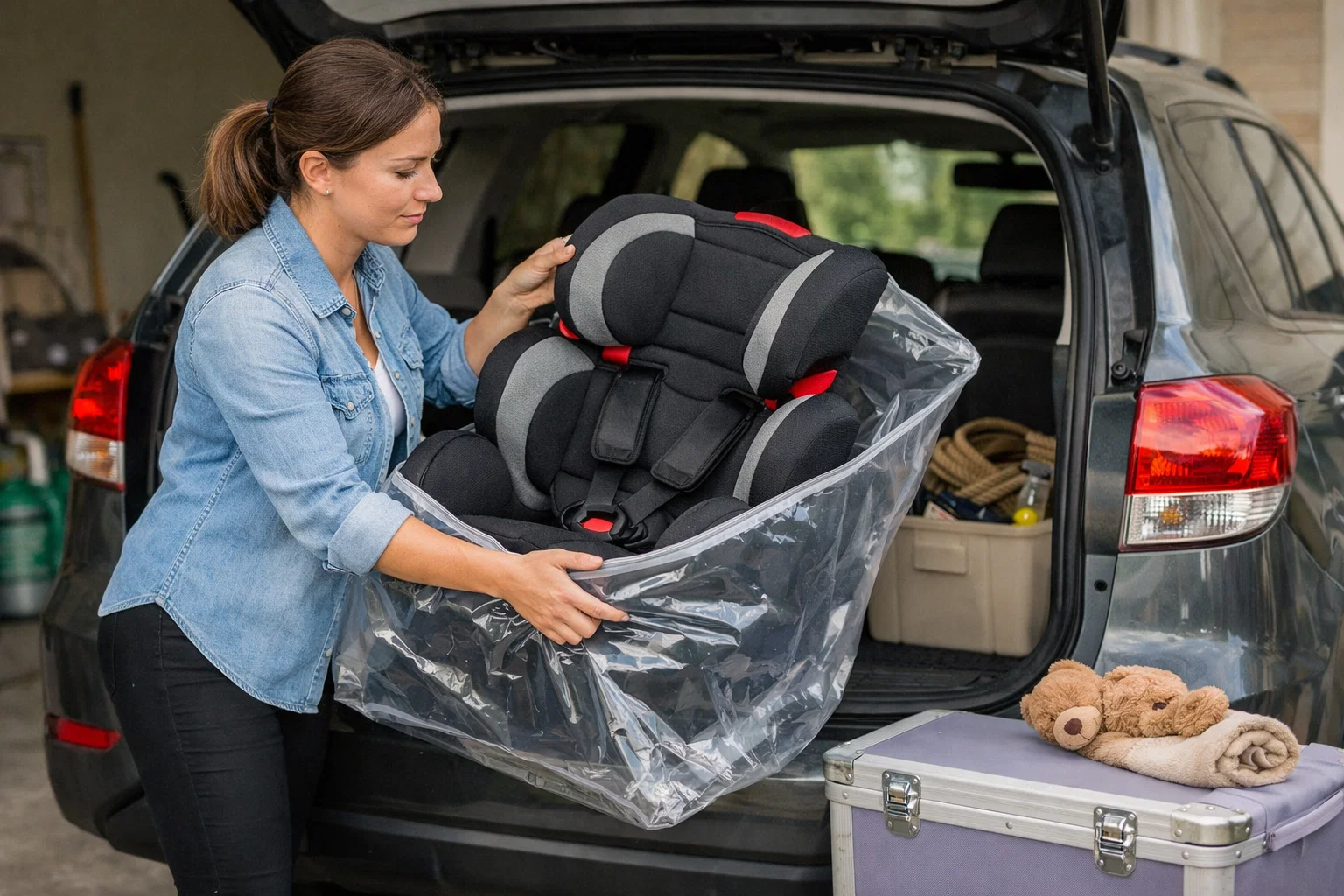 Hướng dẫn cách bảo quản ghế ô tô trẻ em khi không sử dụng bền lâu