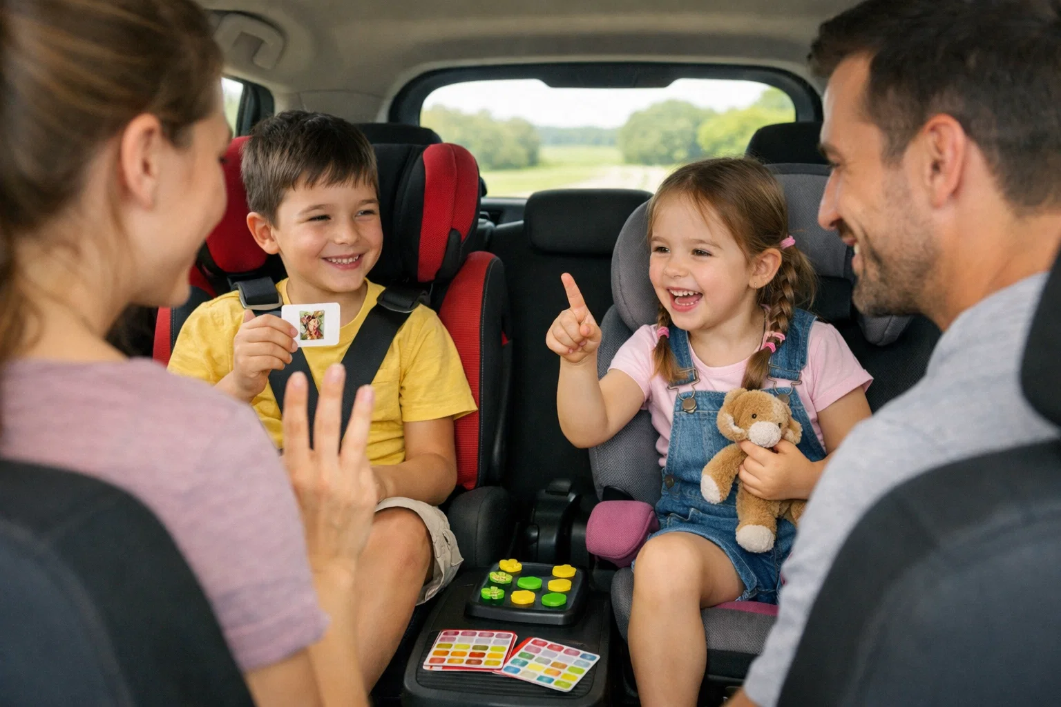 Bí kíp tổ chức trò chơi trên xe giúp bé hào hứng suốt chuyến đi dài